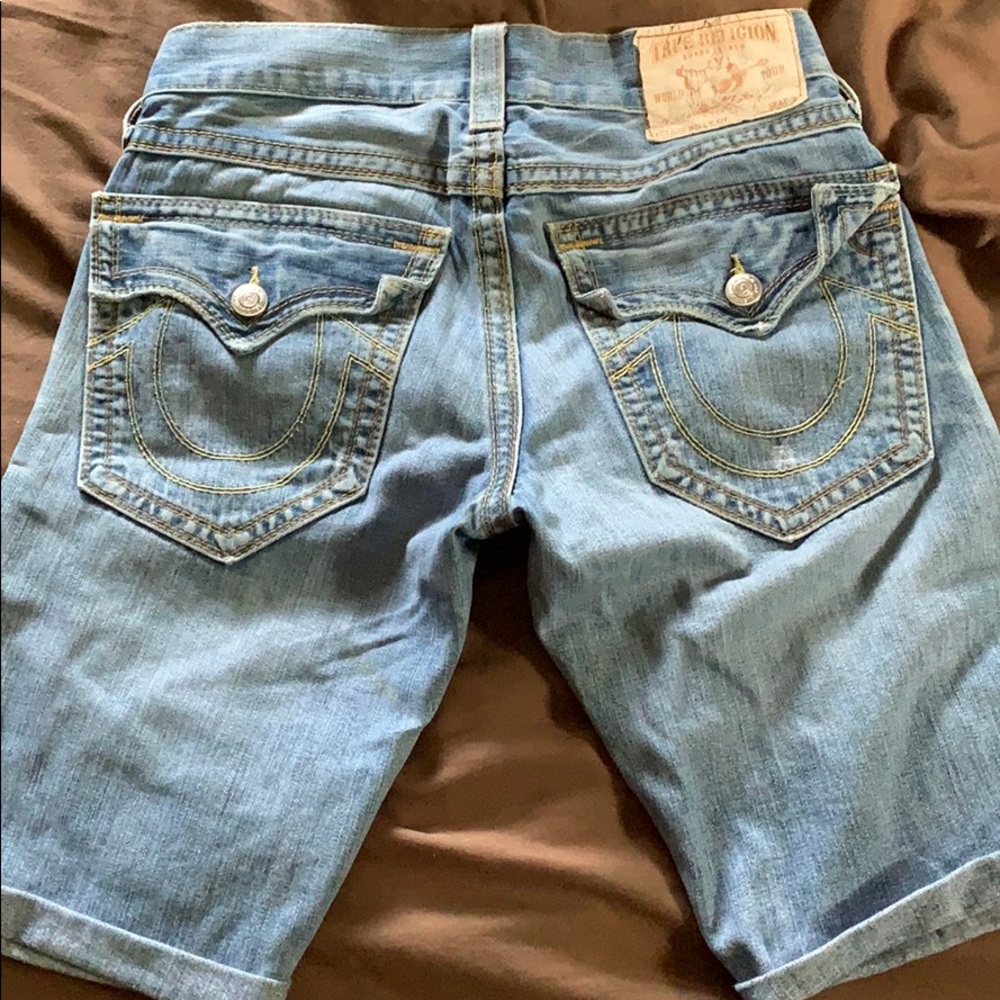 True Religion Jean Shorts Unisex size 29